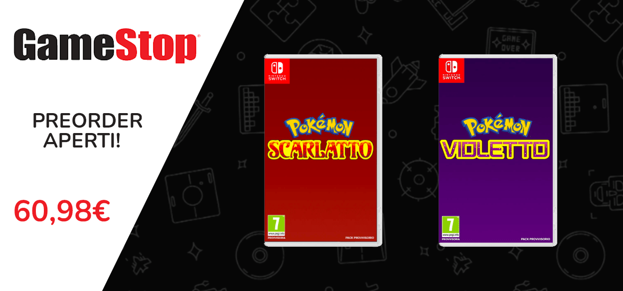 Pokémon Scarlatto e Violetto: aperti i preordini da GameStop