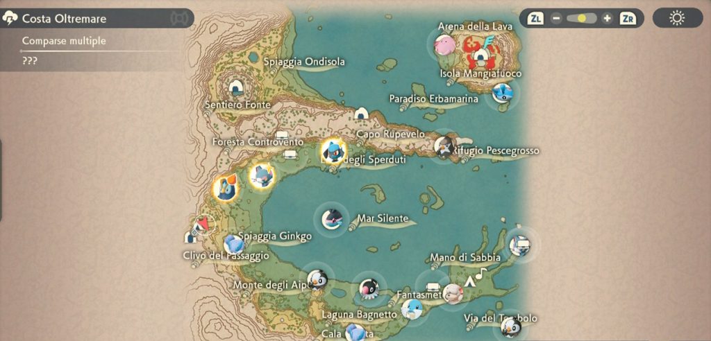 richieste secondarie Leggende Pokémon