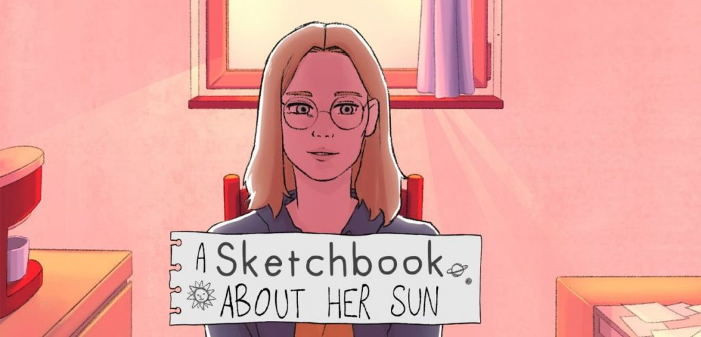 A Sketchbook About Her Sun copertina