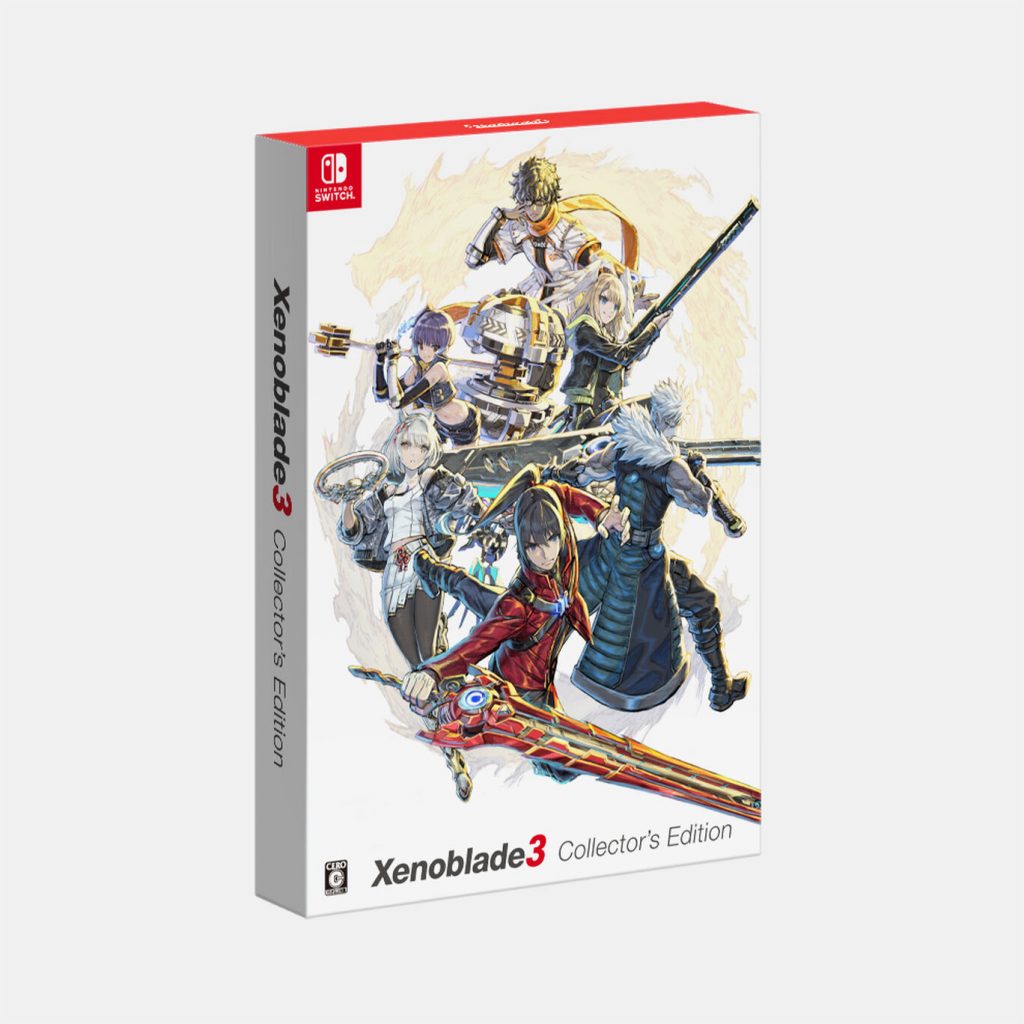 La confezione della Collector's Edition di Xenoblade Chronicles 3.