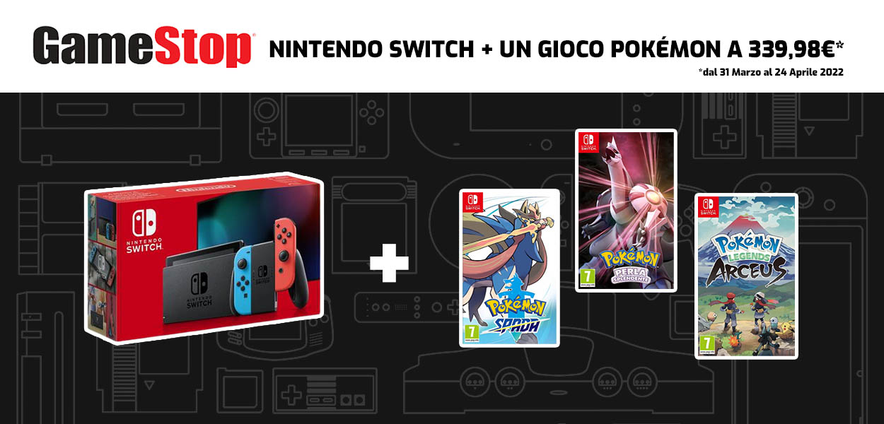 GameStop: un gioco Pokémon gratis acquistando Nintendo Switch