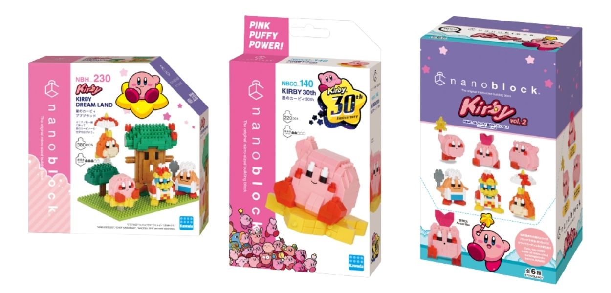 Presto disponibili dei nuovi Nanoblock di Kirby