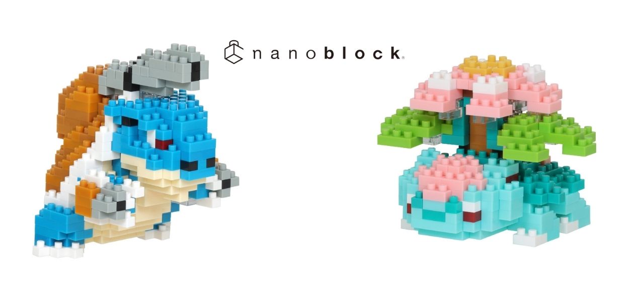 MegaBlastoise e MegaVenusaur debuttano nel mondo dei Nanoblock