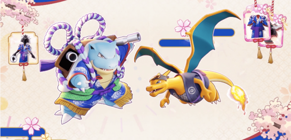Blastoise Charizard Holowear Pokémon Unite