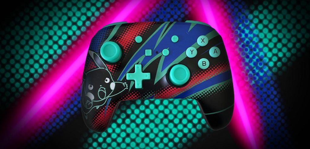 Pikachu Neon controller powerA