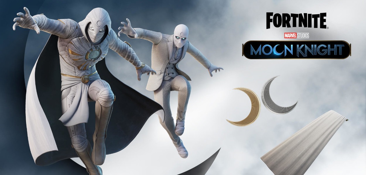I costumi di Moon Knight e Mr. Knight arrivano in Fortnite