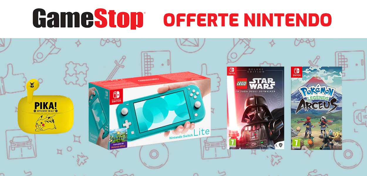GameStop: le migliori offerte dedicate a titoli e console Nintendo