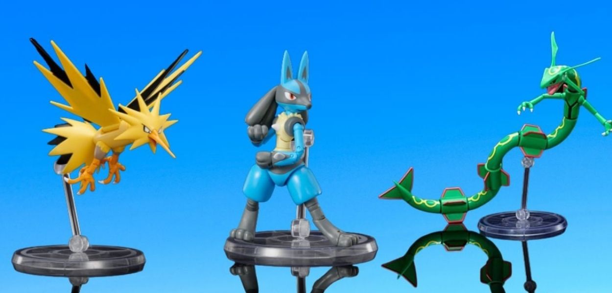 Jazwares ha annunciato le action figure articolate di Lucario, Rayquaza e Zapdos