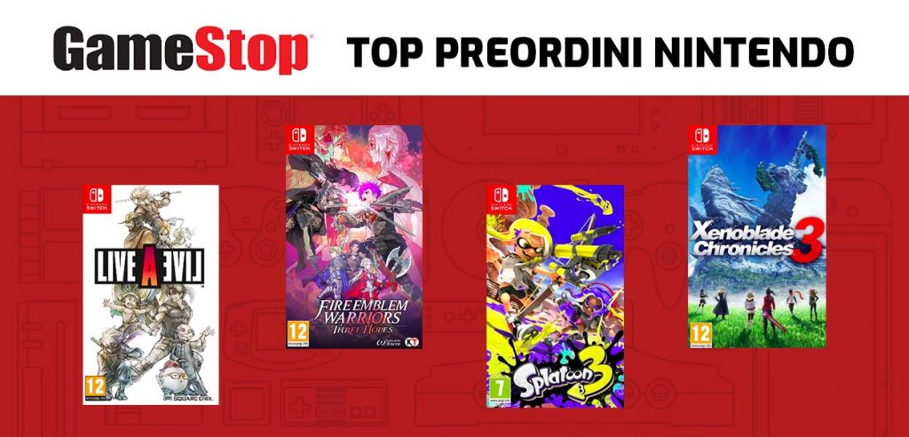 Copertina GameStop preordini Nintendo Switch