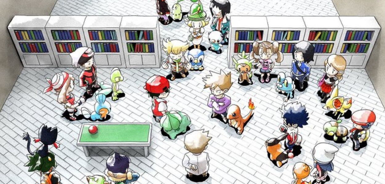 Un artista illustra con lo stile Pokémon anni '90 i principali protagonisti dei giochi