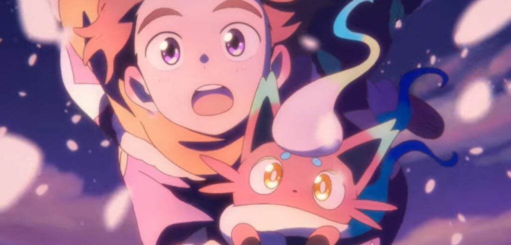 La neve di Hisui anime Pokémon copertina