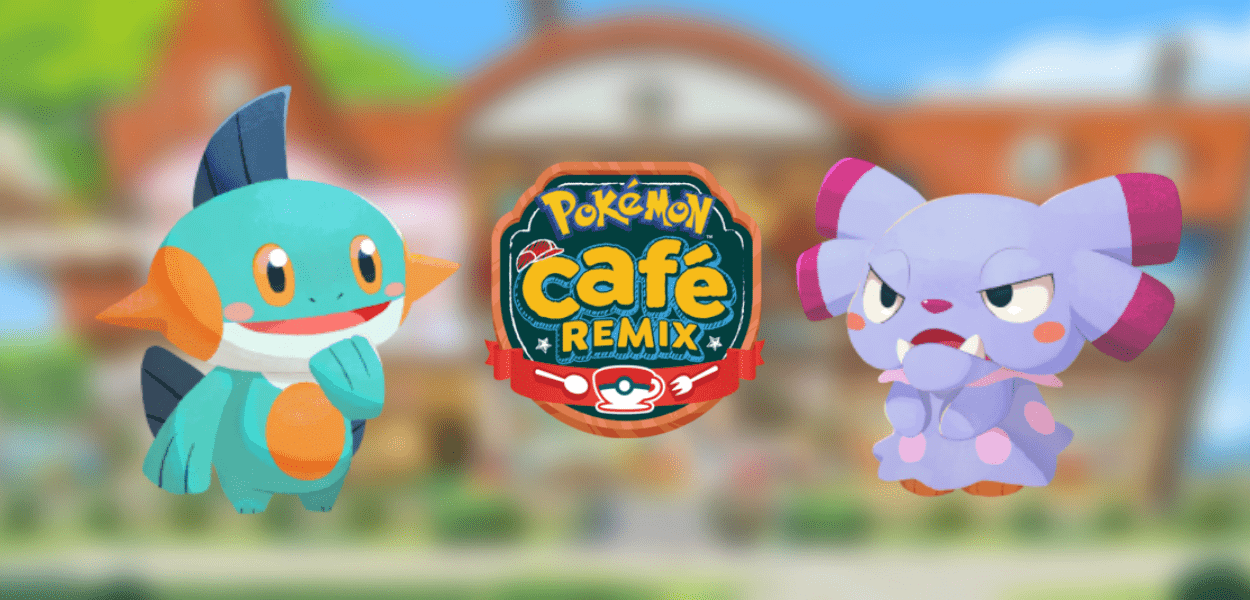 Pokémon Café ReMix: disponibili Marshtomp, Snubbull cromatico e nuovi costumi