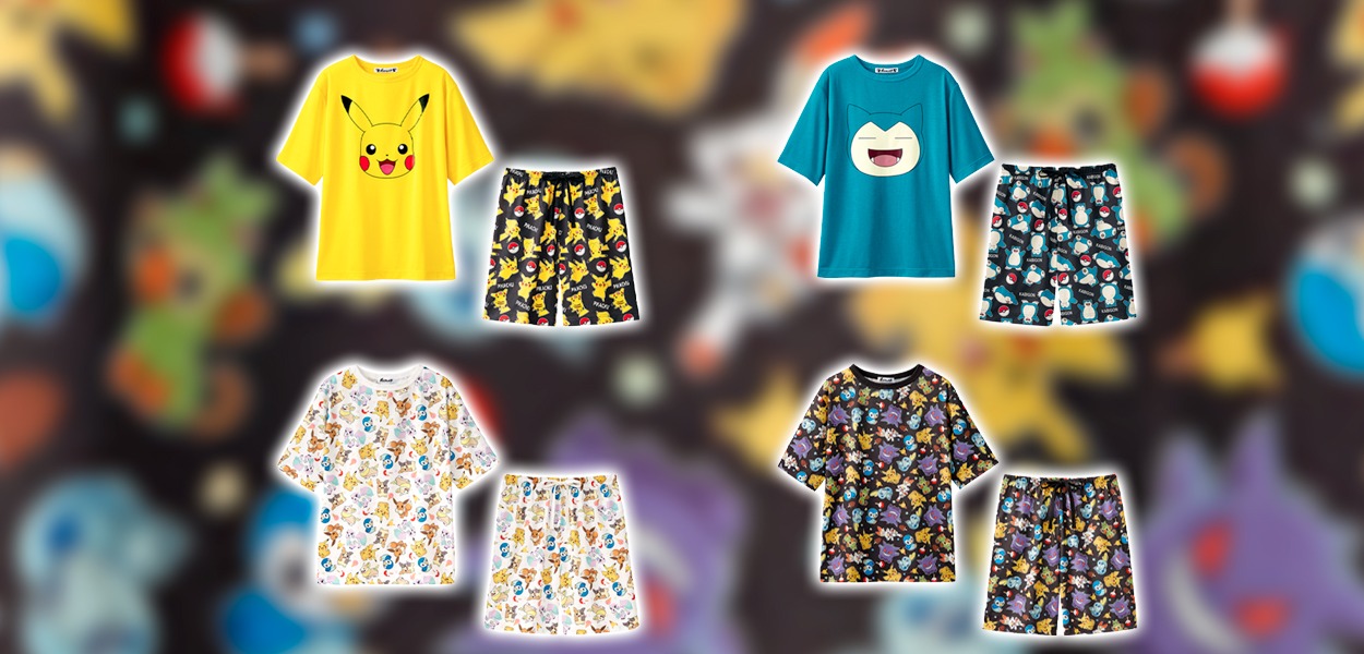 I completi da notte a tema Pokémon sono ora disponibili sul sito di Aimerfeel