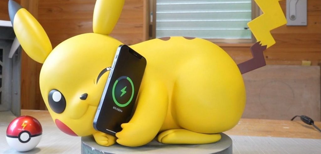 Pikachu caricatore wireless fan