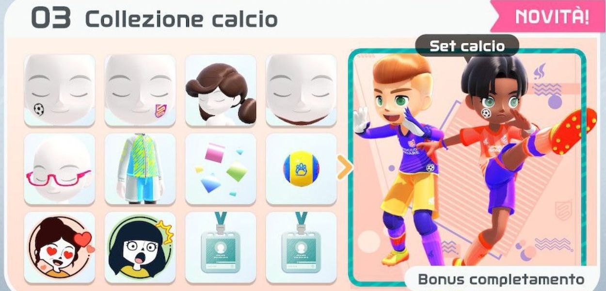 Nintendo Switch Sports: disponibili i nuovi articoli della Collezione Calcio