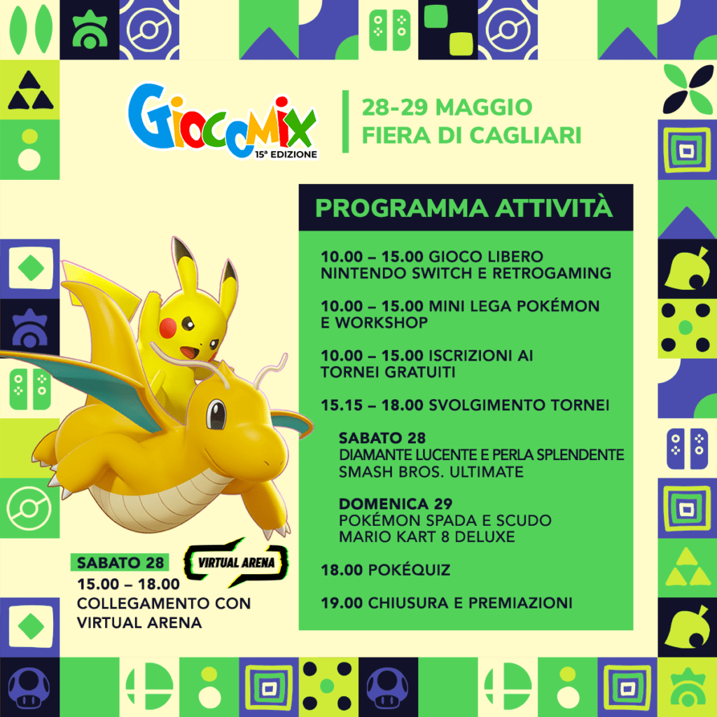 Giocomix Nintendo Cagliari Programmazione Area