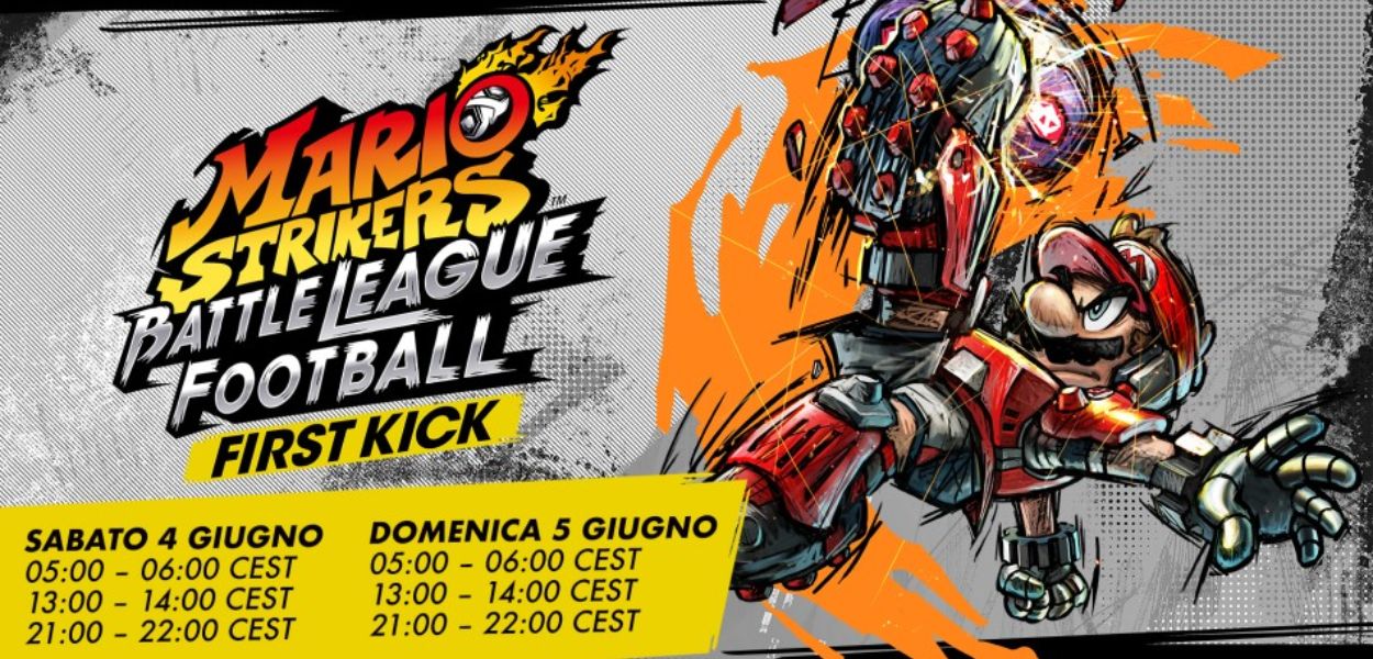 Prova gratis Mario Strikers: Battle League Football il 4 e 5 giugno