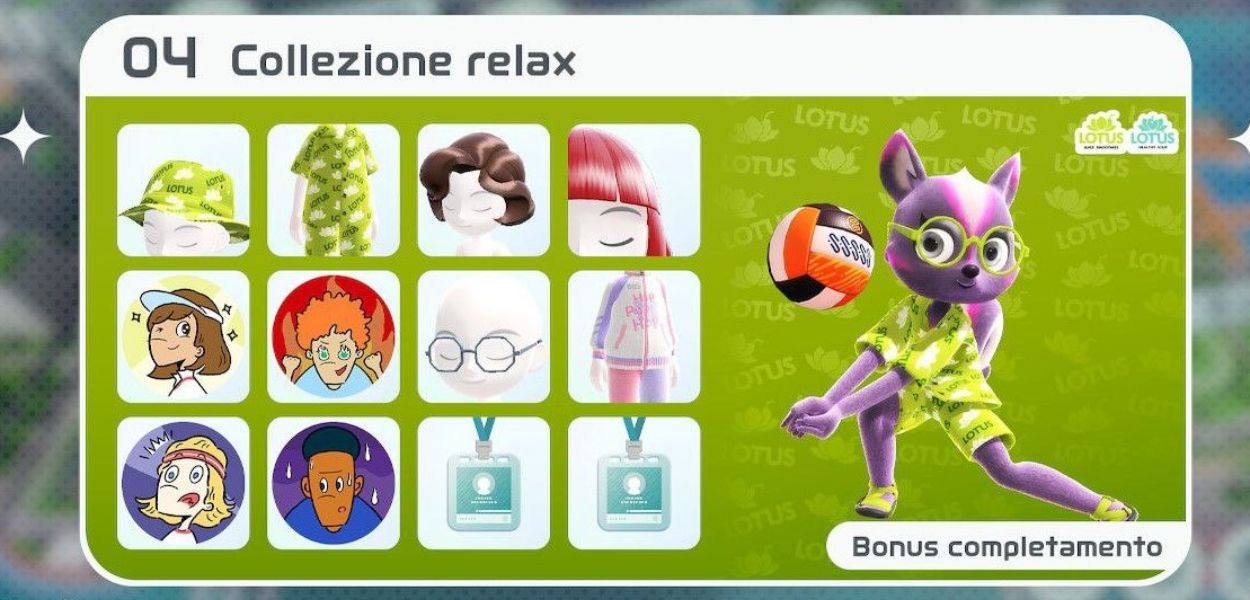 Nintendo Switch Sports: nuovi abiti, accessori e titoli nella Collezione relax