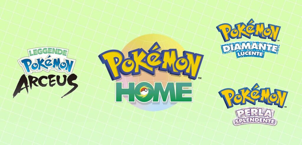 collegamento pokémon home leggende arceus diamante lucente perla splendente
