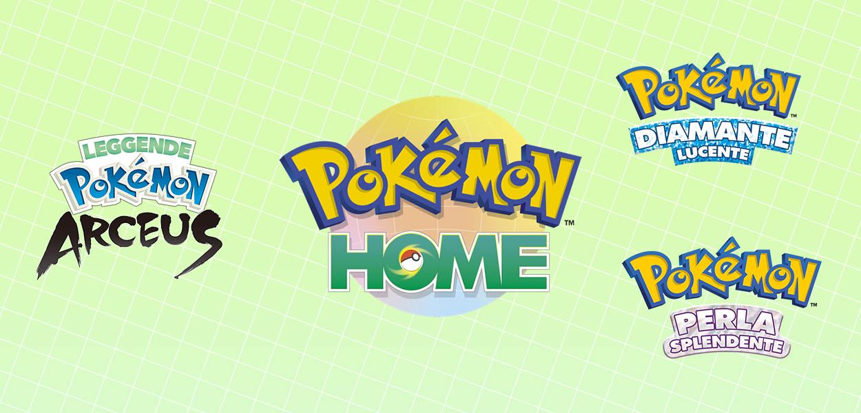 Pokémon HOME: svelati i dettagli del collegamento tra i remake di Diamante e Perla e Leggende Arceus