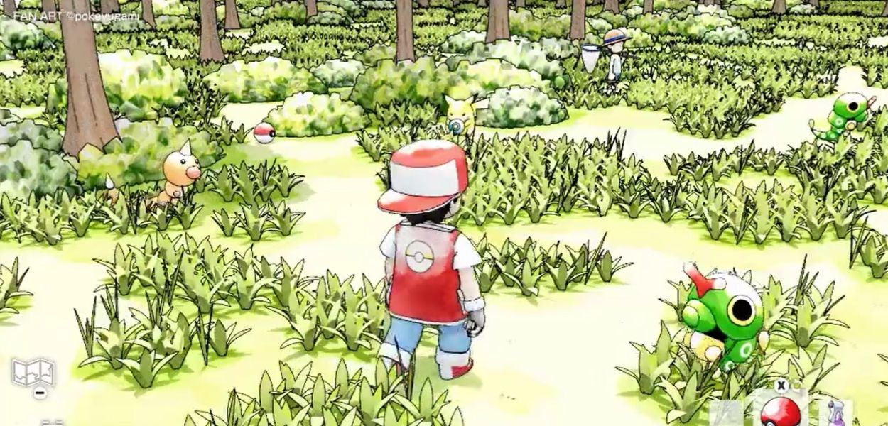 Un fan ci mostra come sarebbe un gioco Pokémon di prima generazione in 3D