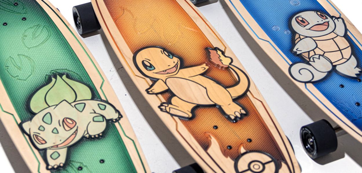 Arrivano i nuovi skateboard Pokémon di Bear Walker sul Pokémon Center USA