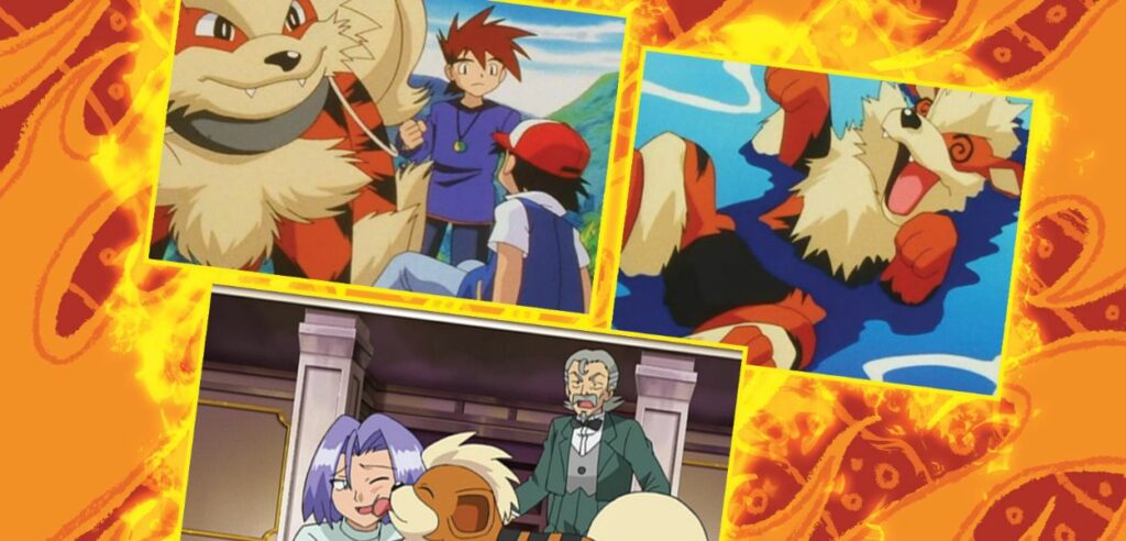 Arcanine episodi TV Pokémon