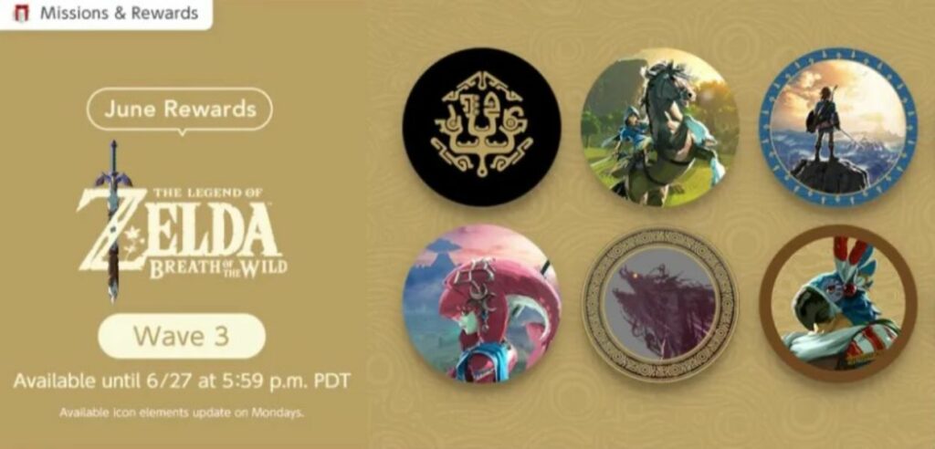 Nuovamente disponibile la terza ondata di icone di Zelda per Nintendo Switch Online.