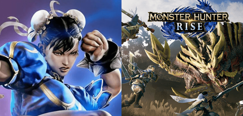 Capcom franchise street fighter monster hunter