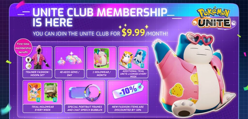 Pokémon Club Unite giugno