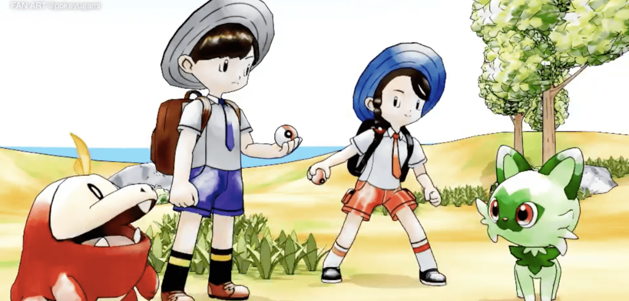 Come sarebbero Pokémon Scarlatto e Violetto in 3D semplificato