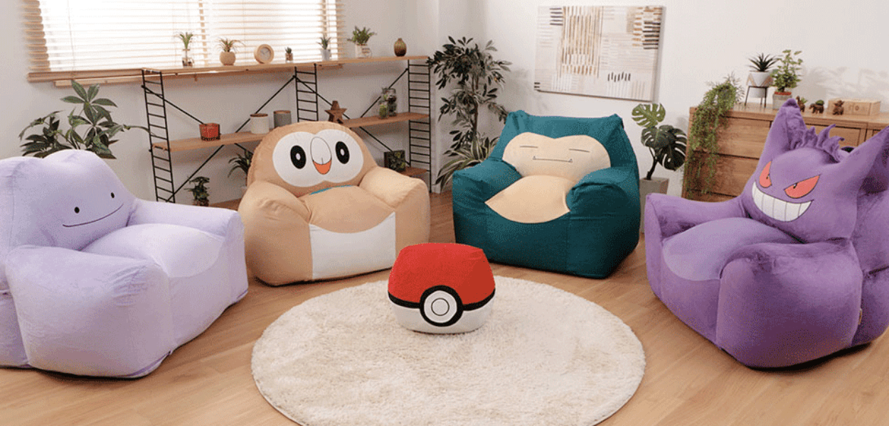 In Giappone arrivano i comodissimi divanetti di Rowlet, Ditto, Snorlax e Gengar