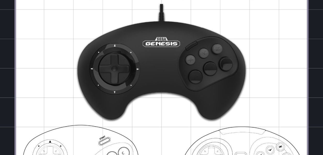 In arrivo un nuovo controller del SEGA Genesis con 6 tasti: funzionerà anche su Nintendo Switch