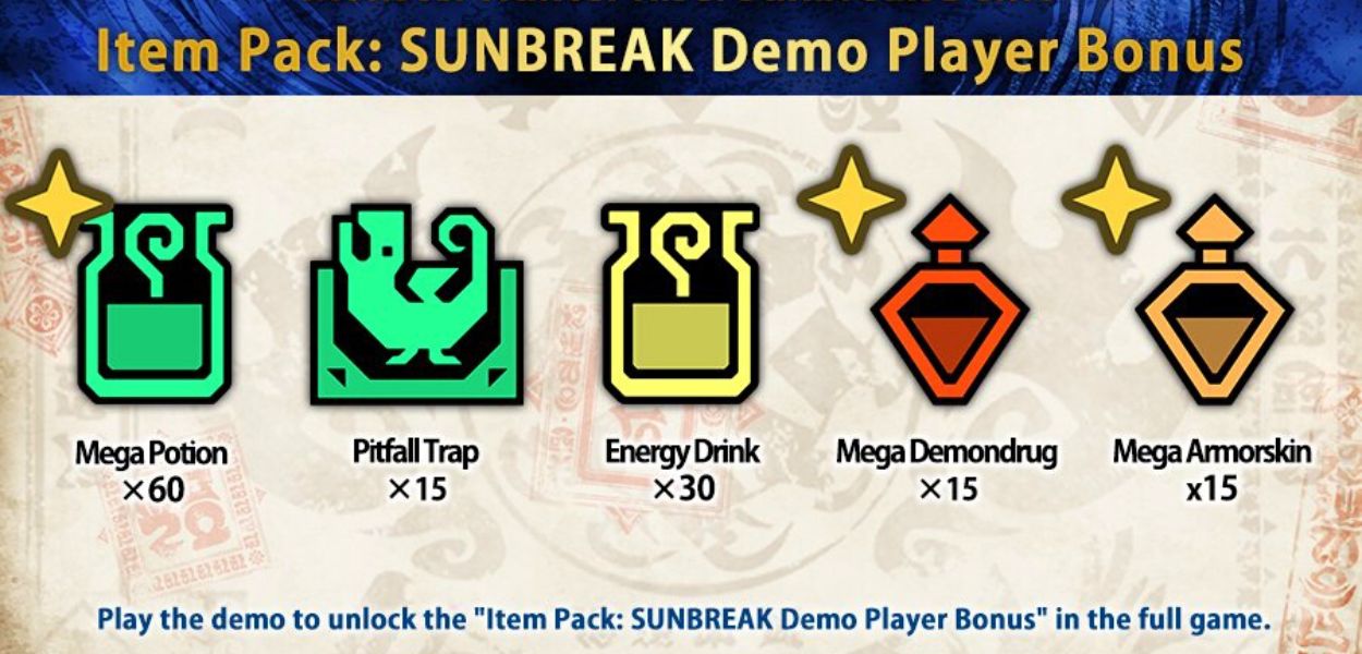 Ecco tutti i bonus della demo di Monster Hunter Rise: Sunbreak