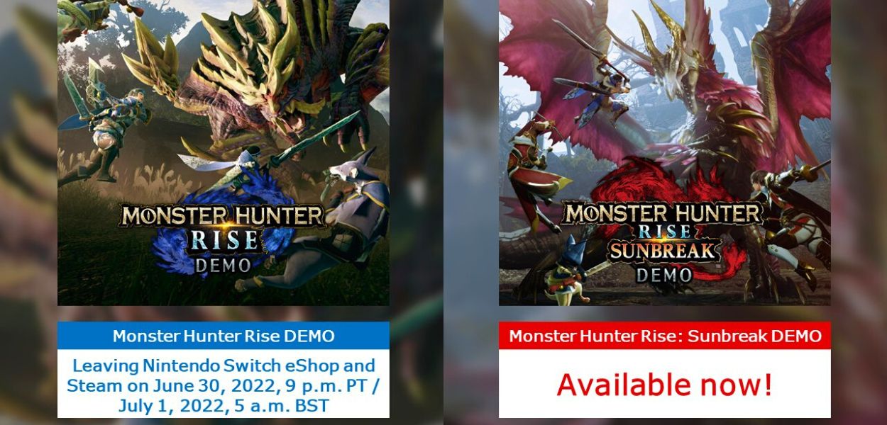 La demo di Monster Hunter Rise sarà rimossa dal Nintendo eShop
