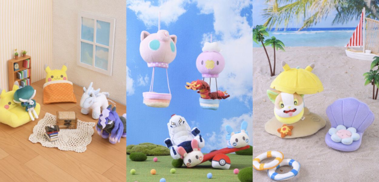 Arriva una nuova serie di Pokémon Dolls nei Pokémon Center giapponesi