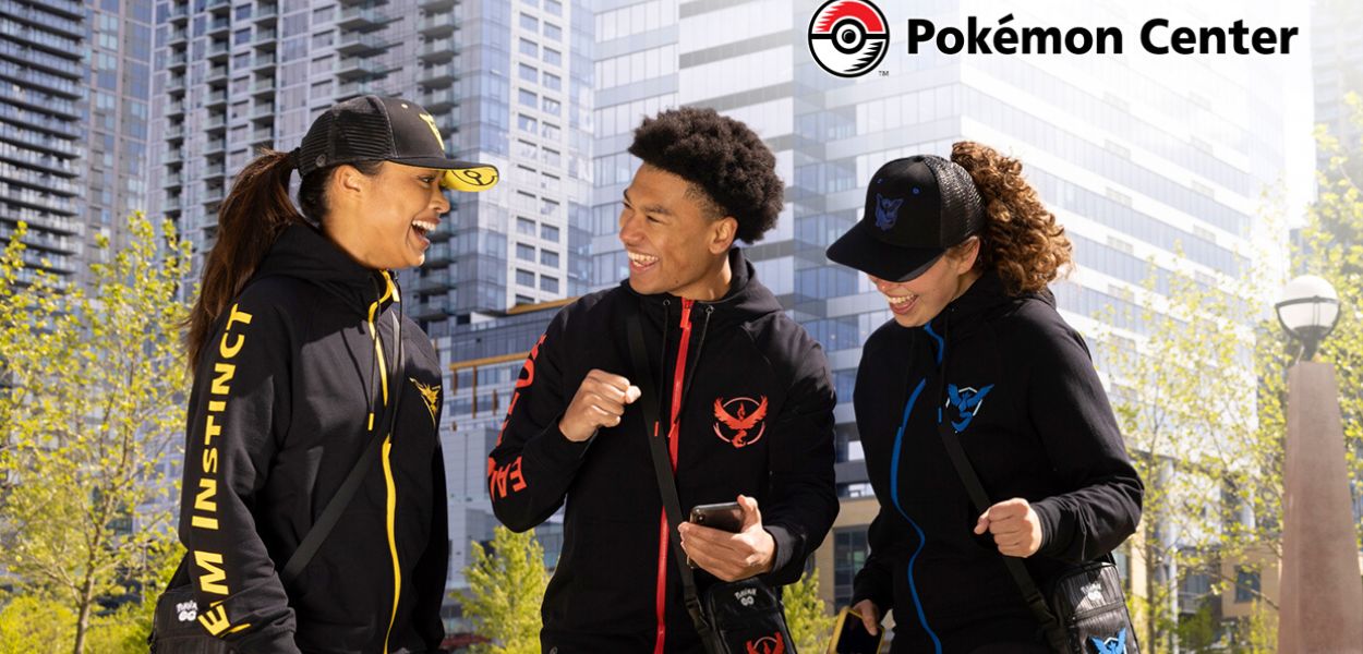 Abbigliamento e accessori a tema Pokémon GO arrivano nel Pokémon Center USA
