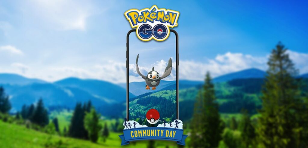 Starly protagonista del Pokémon GO Community Day di luglio.