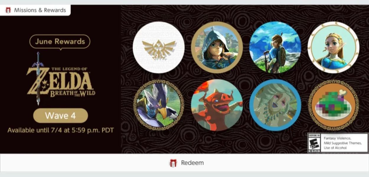 Ecco la quarta ondata di icone di Zelda su Nintendo Switch Online