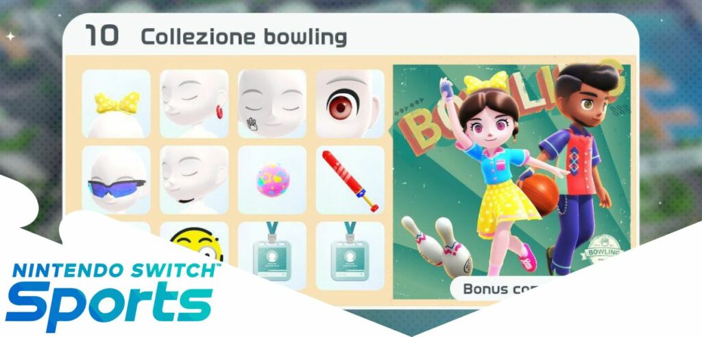 Nintendo Switch Sports bowling