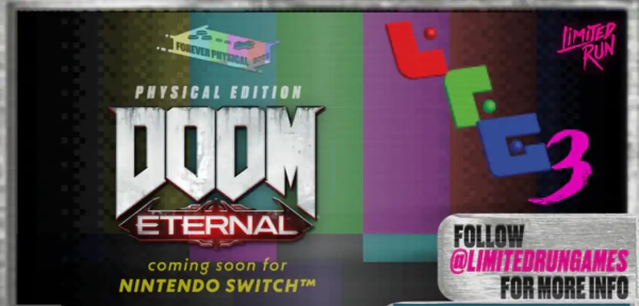 Limited Run Games presenta un'esclusiva versione fisica di Doom Eternal per Nintendo Switch