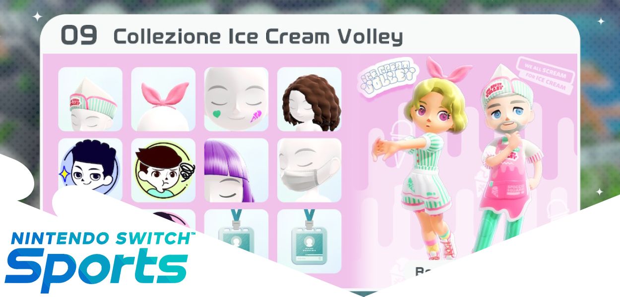Nintendo Switch Sports: la nuova Collezione Ice Cream Volley ci prepara all'estate