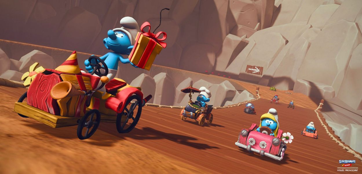 I Puffi sfrecciano in pista su Smurfs Kart per Nintendo Switch