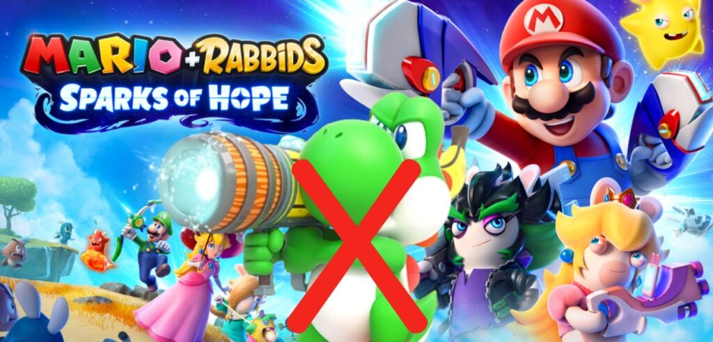 Mario Rabbids Sparks Yoshi