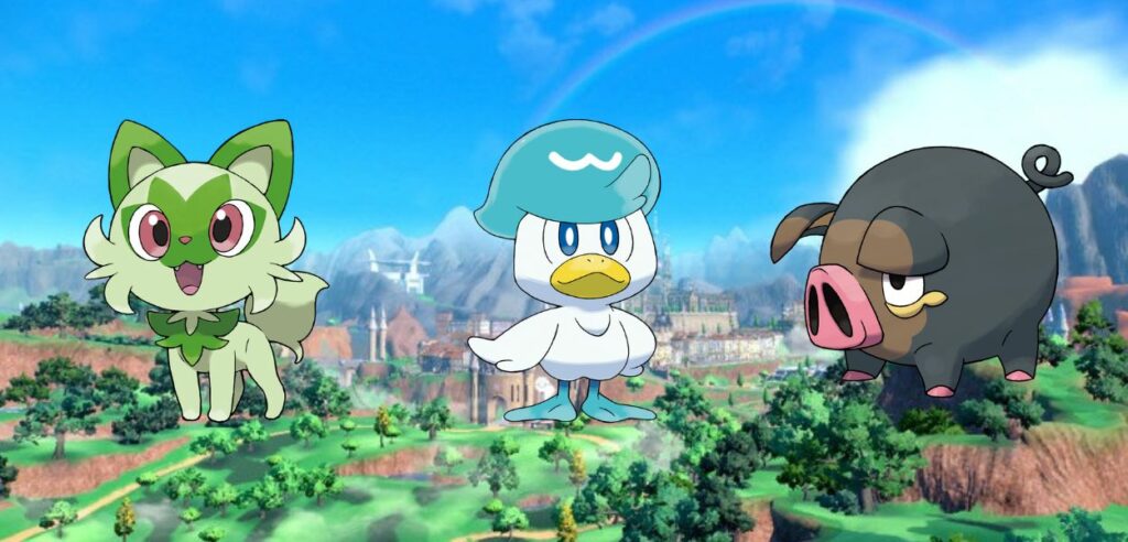 rumor immagini di gioco pokémon scarlatto e violetto