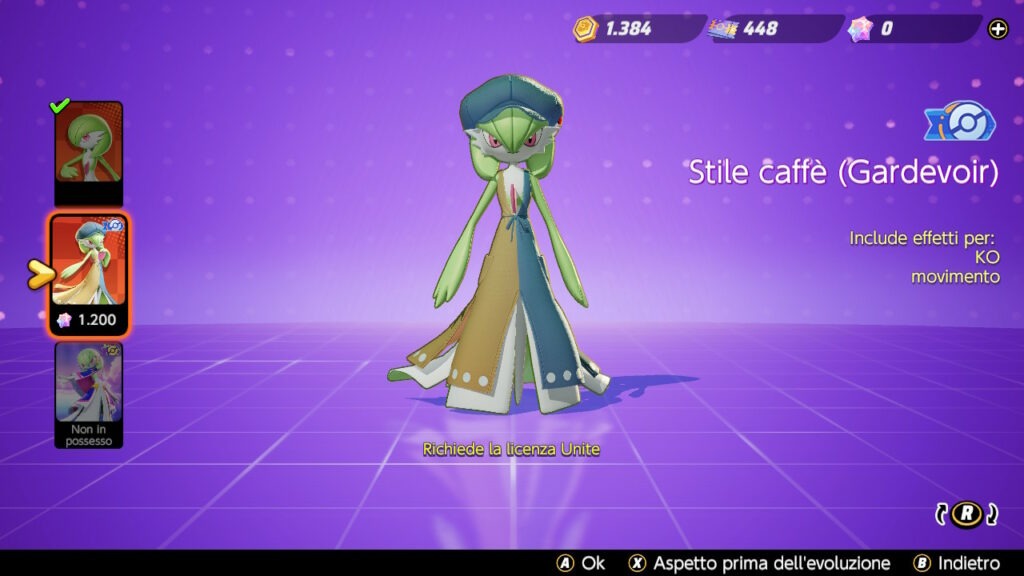 Pokémon Unite Greedent Gardevoir