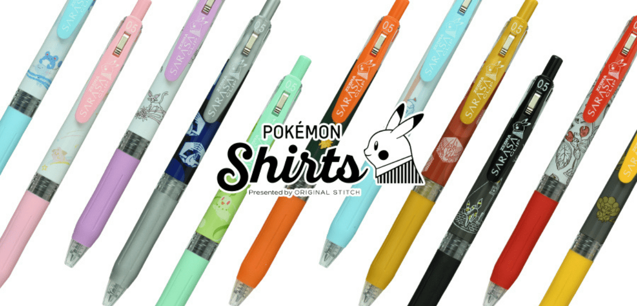 In arrivo le penne targate Pokémon Shirts nei Pokémon Center giapponesi
