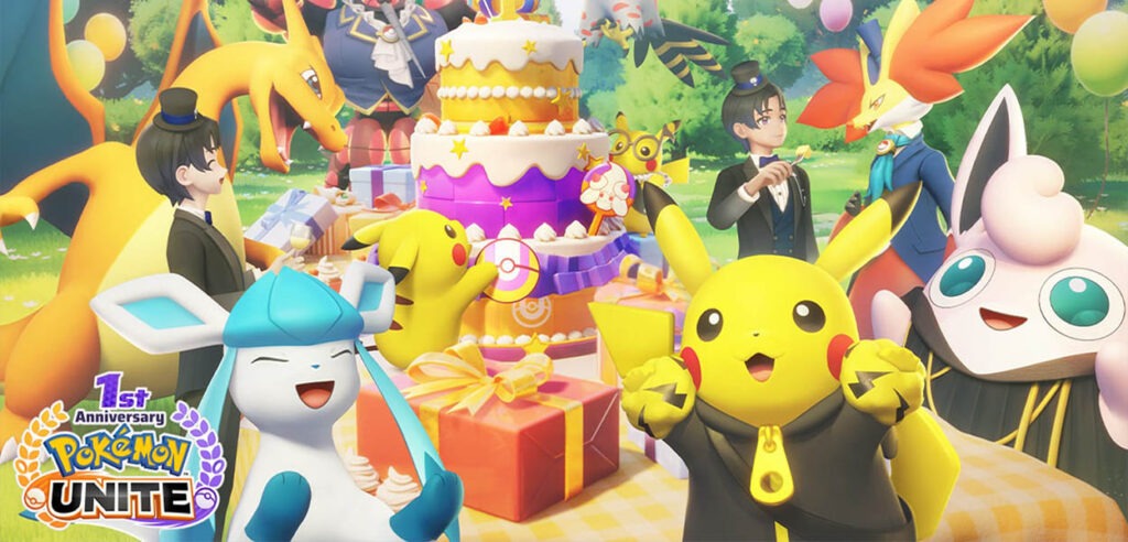 Pokémon Unite 1° anniversario eventi