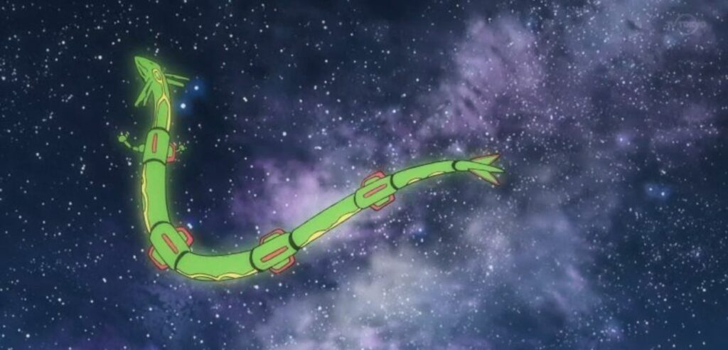 Rayquaza coreografia droni