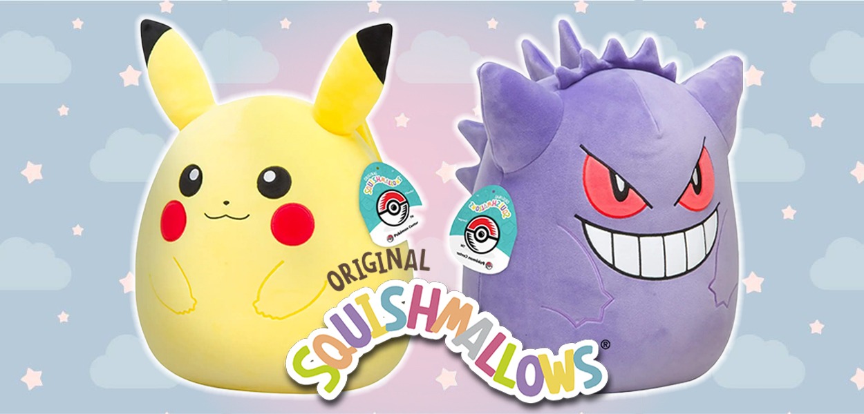 Disponibili i nuovi Squishmallow dei Pokémon